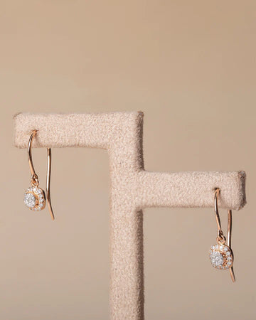 Petite Diamond Drop Earrings