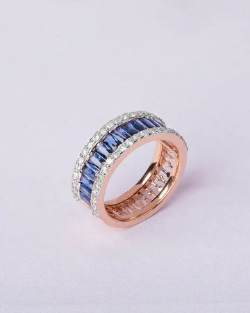 Berry Half Eternity Ring