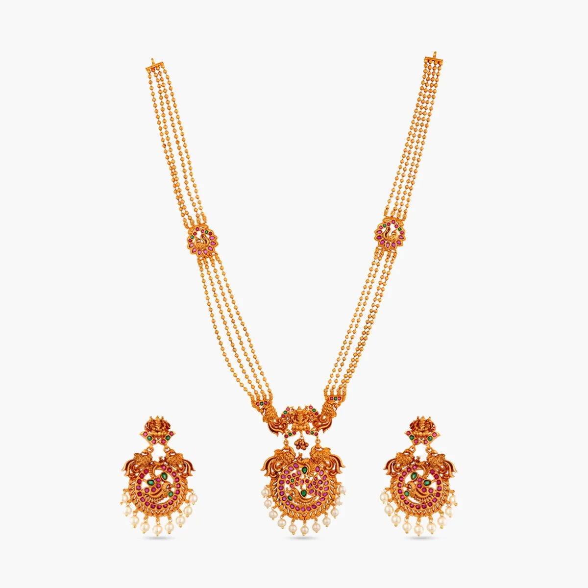 Anya Antique Long Necklace Set