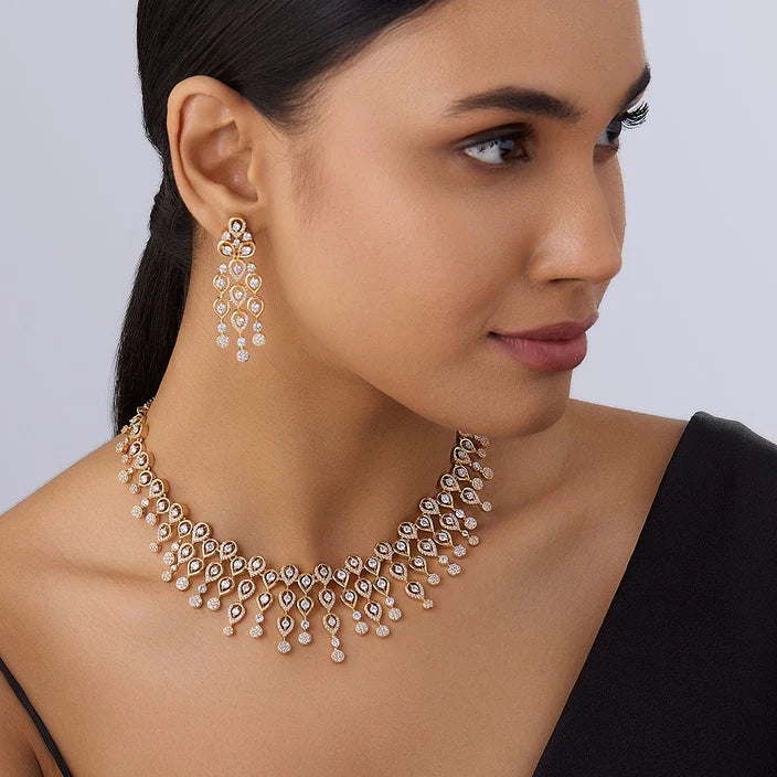 Luxury Diamond Choker Necklace